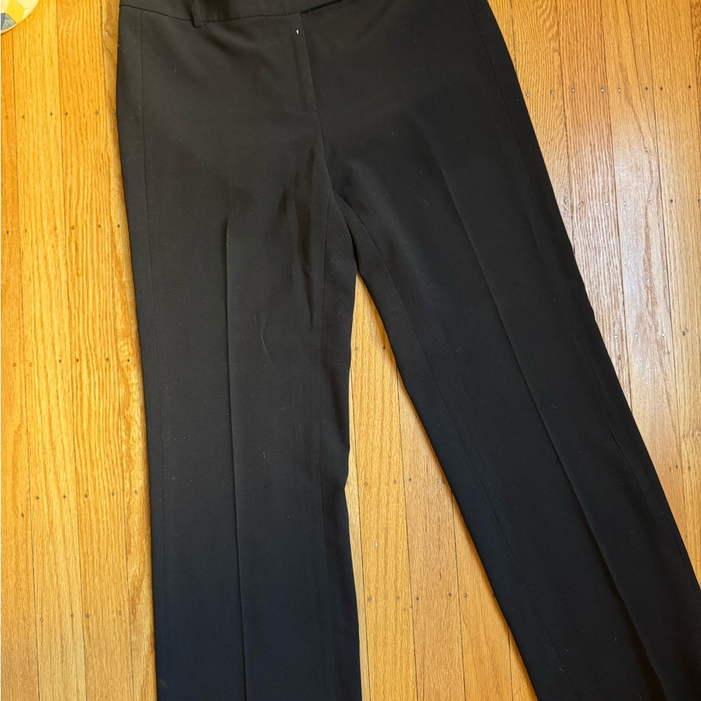 Vintage Tahari Classic Black Straight Leg Pants